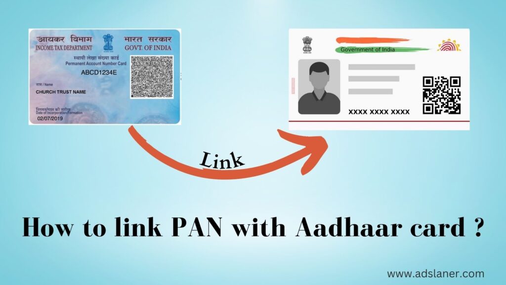 How to link PAN with Aadhaar card ?